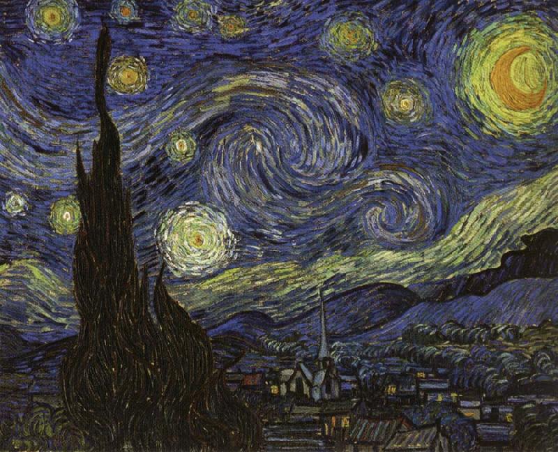 Vincent Van Gogh Starry Night Spain oil painting art